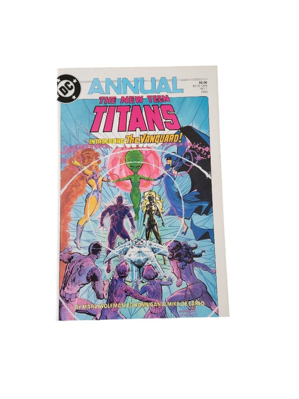 DC Comics The New Teen Titans Annual #1 1985 Comic Book Collector Bagged Boarded
